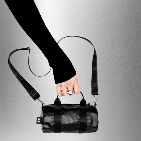 Metallic Black Small Weekender