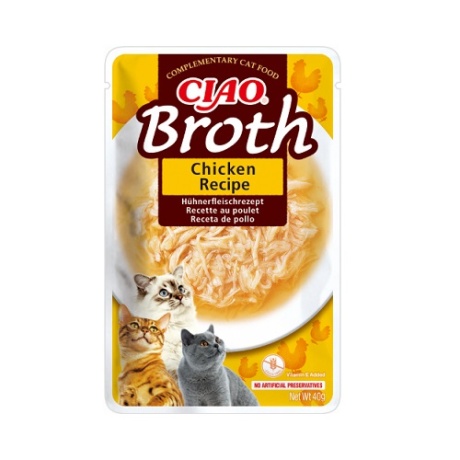 Churu Ciao Broth Kana puljong rebitud lihaga kassile 40g