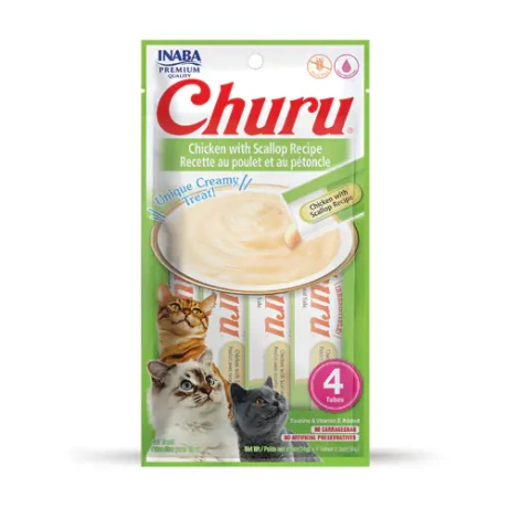 Churu Kana ja kammkarp kreem maiustus kassile