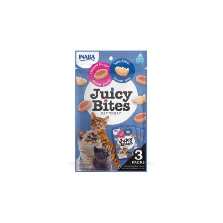 Churu Juicy Bites Kana ja Tuunikala maitsega pehmed maiustus kassile