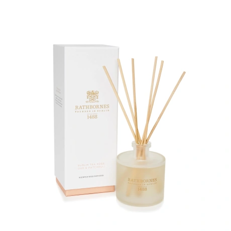 Dublin Tea Rose, Oud & Patchouli Scented Reed Diffuser 200 ml 